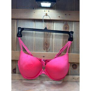 Victorias Secret Very Sexy Push-Up Bra 34DD Pink Nylon & Spandex